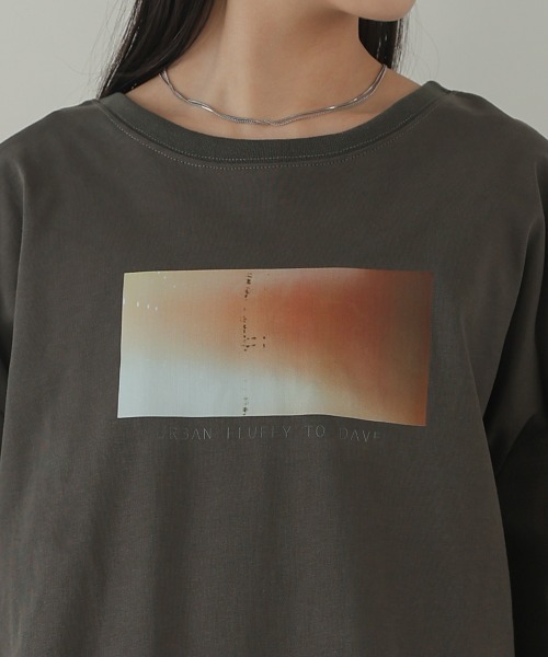 「Bab」 長袖カットソー M オフホワイト レディース_画像5