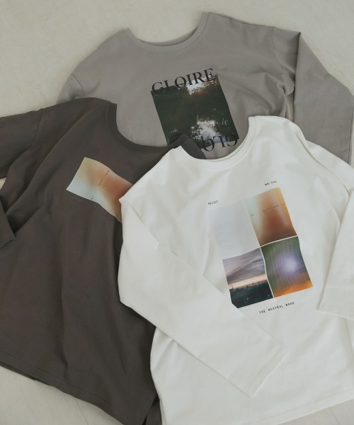 「Bab」 長袖カットソー M オフホワイト レディース_画像6