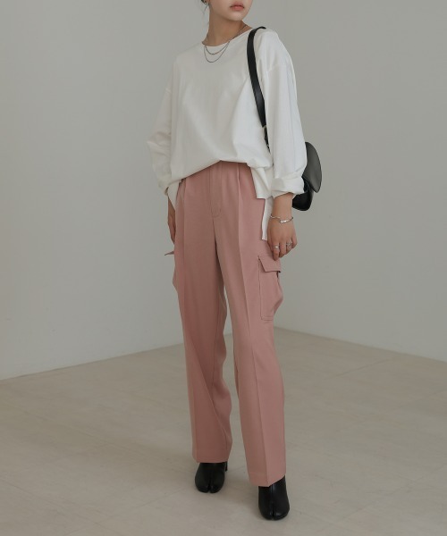 「Bab」 長袖カットソー M オフホワイト レディース_画像9