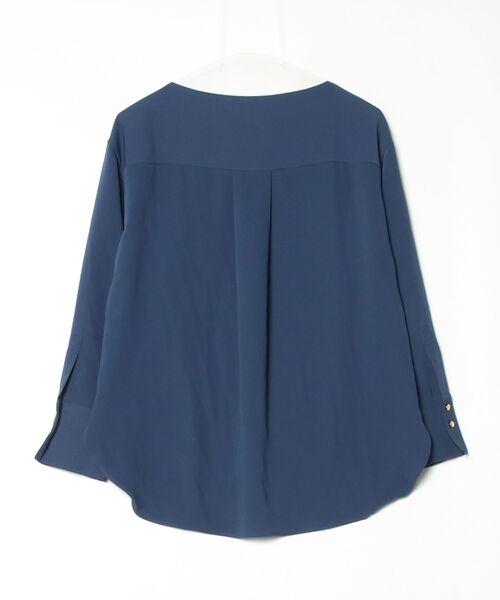 「Droite lautreamont」 長袖ブラウス M(2) ネイビー レディース_画像2