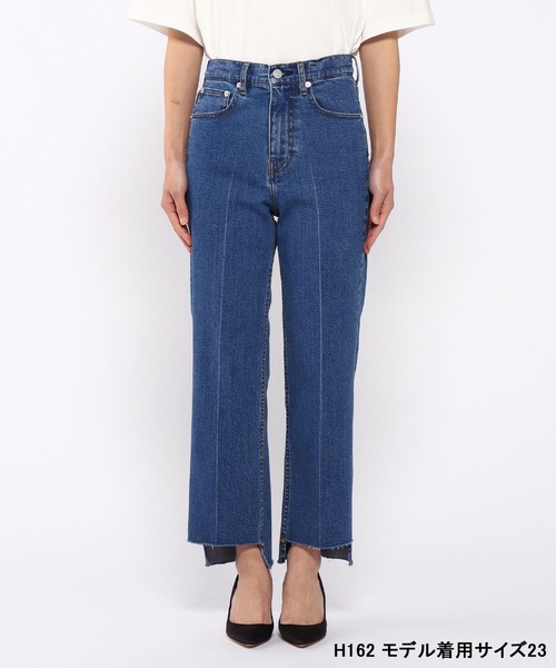 「N.O.R.C by the line」 デニムパンツ 26 ブラック レディース_画像9