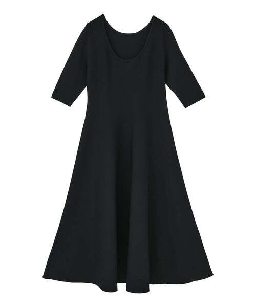 【新品タグ付】定価5万 レリタージュマルティニーク 黒ワンピ M martinique（マルティニーク） ワンピース 「l'heritage martinique