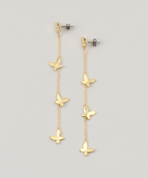 ステラハリウッド　バタフライロングピアス La TOTALITE（ラ トータリテ） ピアス STELLAR HOLLYWOOD/ステラ