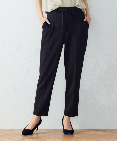 「COMME CA ISM」 パンツ LARGE グレイッシュベージュ レディース_画像4