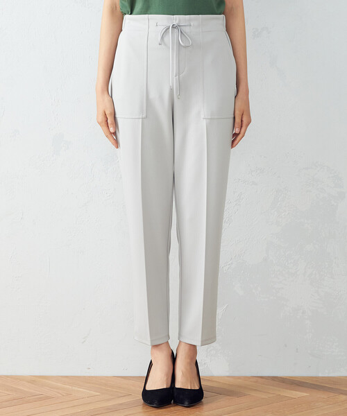 「COMME CA ISM」 パンツ LARGE グレイッシュベージュ レディース_画像8