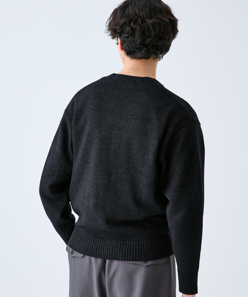 EDIFICE（エディフィス） セーター ニット WASHI/WOOL DEEP V ネック