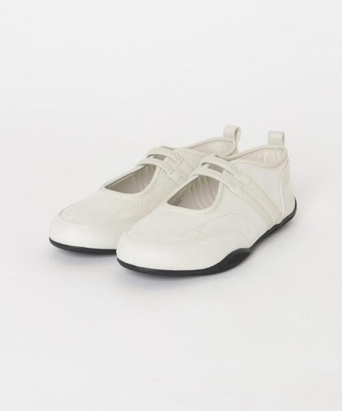 バレエシューズ パンプス 「軽量」フラットソールバレエスニーカーの画像
