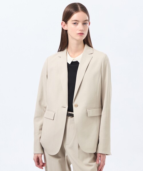 uvカット ジャケット テーラードジャケット 「MP STANDARD JACKET」DRY OXFORD製 レディースの画像