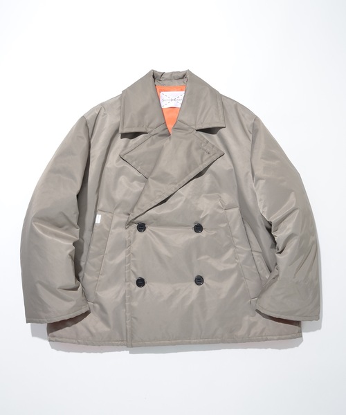 「SUPERTHANKS」 ピーコート M ネイビー メンズ_画像2