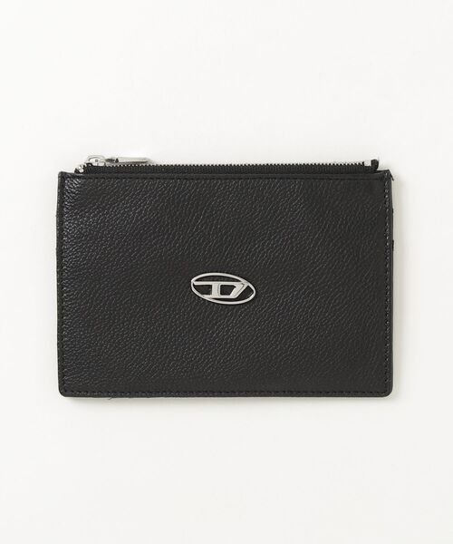 新品未使用 DIESEL ディーゼル カード ケース ブラック レザー DIESEL（ディーゼル） カードケース UNI ブラック レディース