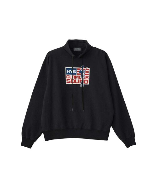 「HYSTERIC GLAMOUR」 スウェットカットソー LARGE ブラック メンズ