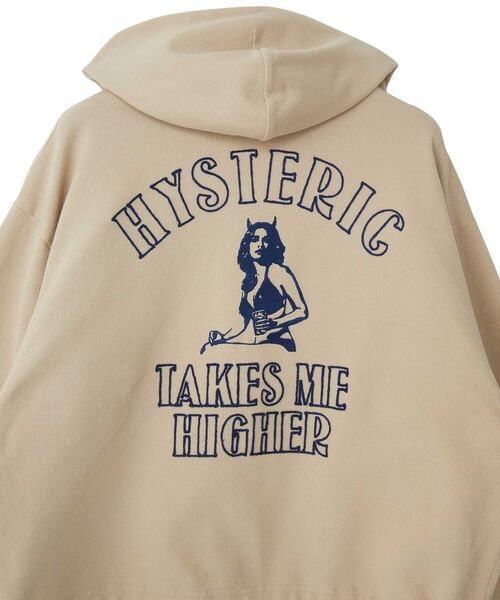 【名作デザイン】HYSTERIC GLAMOUR クロスバックプリントパーカー HYSTERIC RECORDS柄 パーカー|HYSTERIC GLAMOUR MEN | HYSTERIC
