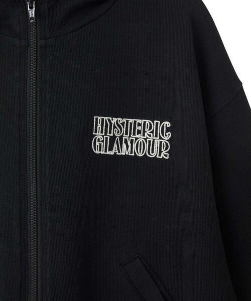 HYSTERIC GLAMOUR ブラックパーカー L HYSTERIC GLAMOUR（ヒステリックグラマー） パーカー TAKES ME HIGHER