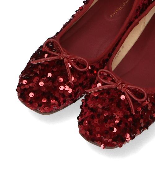 「ORiental TRaffic」 フラットパンプス 41 シルバー レディース_画像8