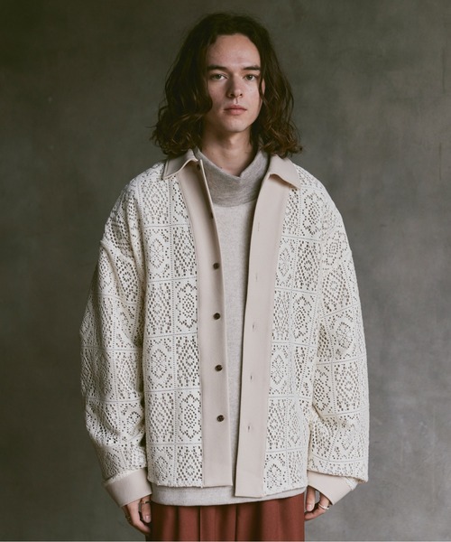 「Casper John」 長袖シャツ MEDIUM ブラック メンズ_画像2