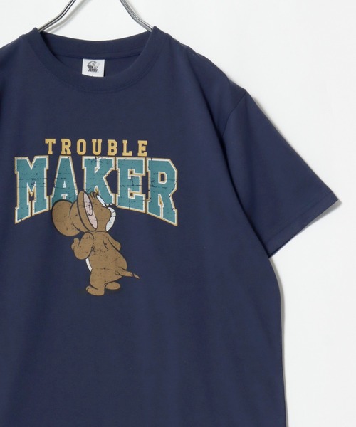 tシャツ 半袖 2026SS Tom＆Jerry/トムとジェリー カレッジ フロント