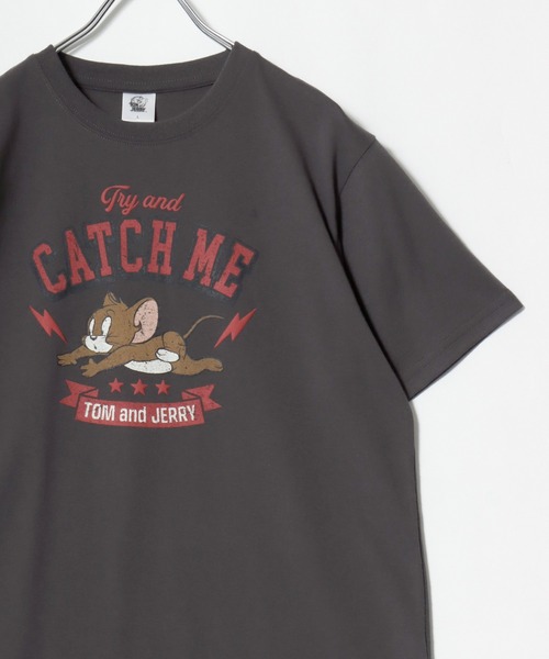 tシャツ 半袖 2026SS Tom＆Jerry/トムとジェリー カレッジ フロント