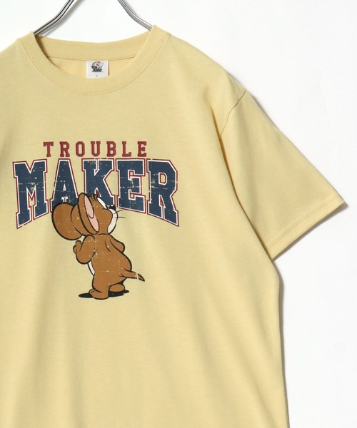 tシャツ 2026SS Tom＆Jerry/トムとジェリー カレッジ フロント/バック