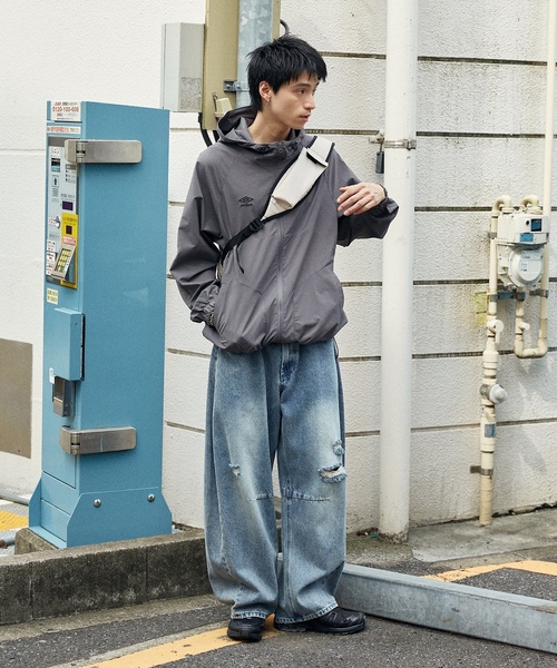 UMBRO 古着　ブルゾン　希少 umbro（アンブロ） ブルゾン「PUBLUXコラボ」 LARGE ブラック メンズ