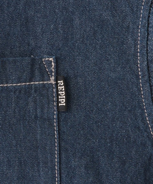 「repipi armario」 「KIDS」長袖シャツ MEDIUM ライトブルー キッズ_画像8