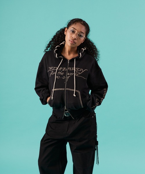 FTW パーカー ED HARDY×FTW ZIP HOODIE レディース メンズ : ZOZOTOWN