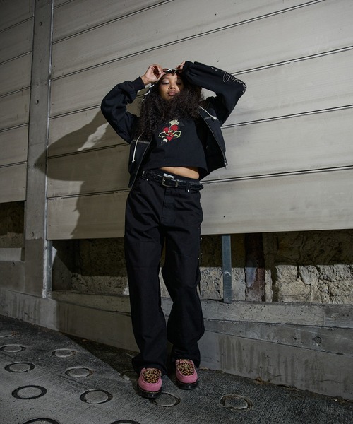 FTW パーカー ED HARDY×FTW ZIP HOODIE レディース メンズ : ZOZOTOWN