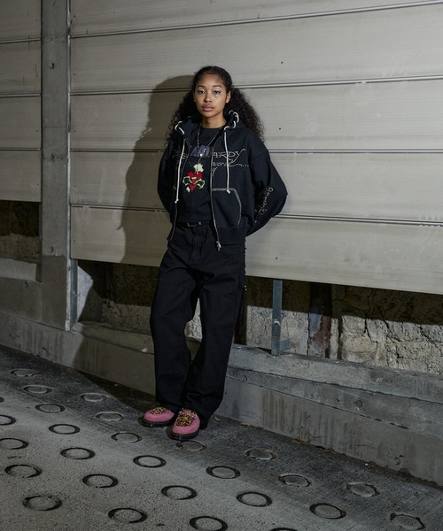 FTW パーカー ED HARDY×FTW ZIP HOODIE レディース メンズ : ZOZOTOWN