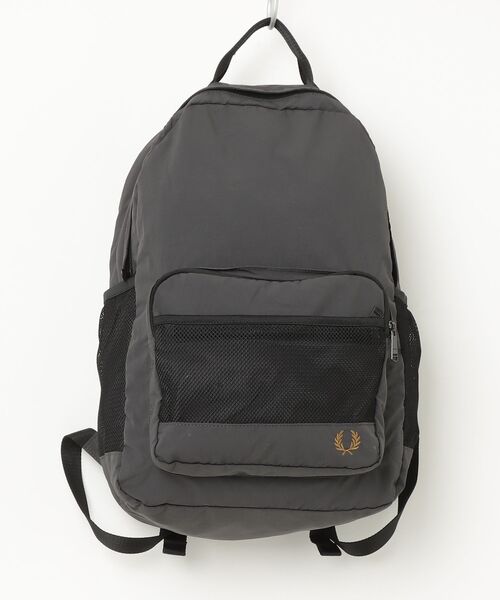 「FRED PERRY」 リュック ONE SIZE チャコールグレー メンズ