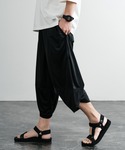 パンツ 接触冷感・UVカット 多機能クロップド...の詳細画像1