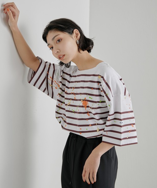 「MONT KEMMEL」 半袖Tシャツ FREE ホワイト レディース_画像3