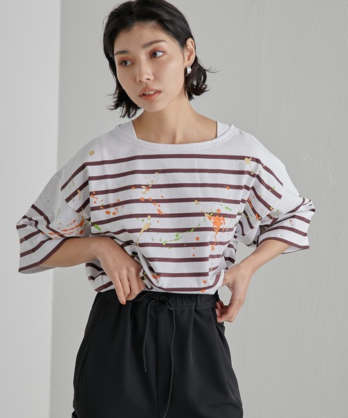 「MONT KEMMEL」 半袖Tシャツ FREE ホワイト レディース_画像7
