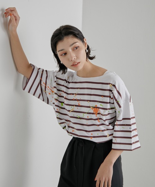 「MONT KEMMEL」 半袖Tシャツ FREE ホワイト レディース_画像9