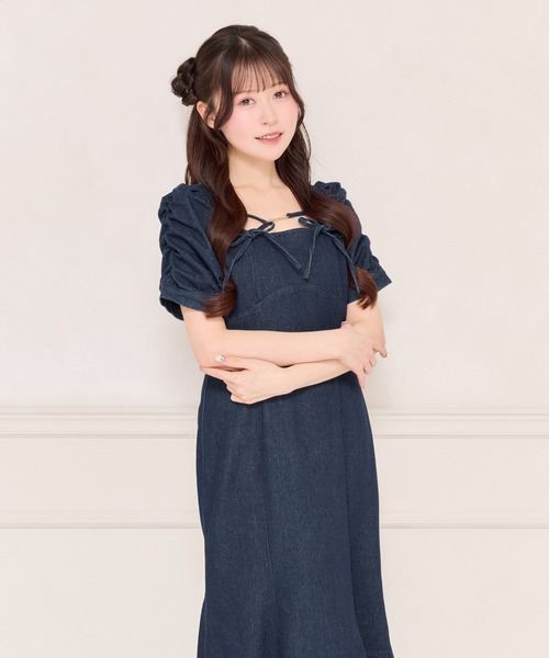 apres jour（アプレジュール） ワンピース 半袖 フロントチャーム