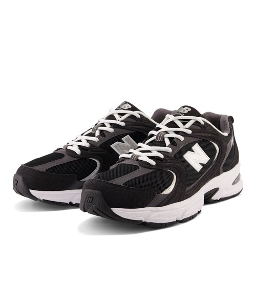 「EU，US NEW BALANCE」 ローカットスニーカー 24 ブラック レディース_画像2