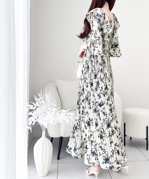 「mily bilet」 7分袖ワンピース MEDIUM ピンク レディース_画像9