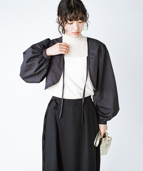 「haco!」 ボレロ MEDIUM グレー レディース_画像5