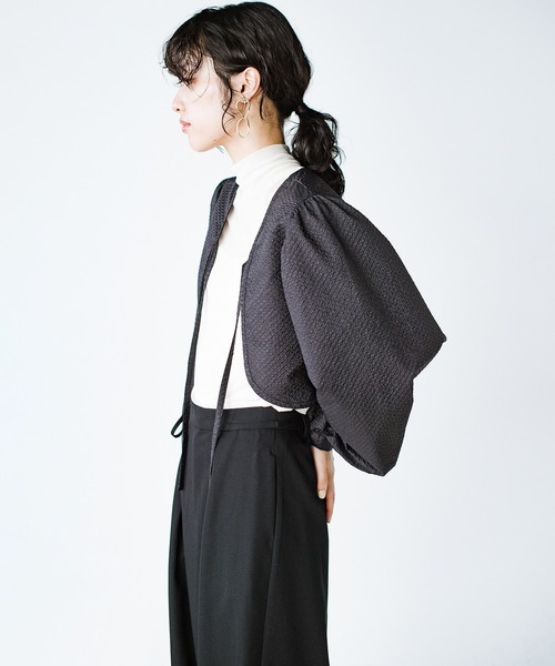 「haco!」 ボレロ MEDIUM グレー レディース_画像7