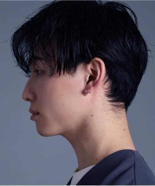 「LION HEART」 ピアス(片耳用) ONE SIZE シルバー メンズ_画像6