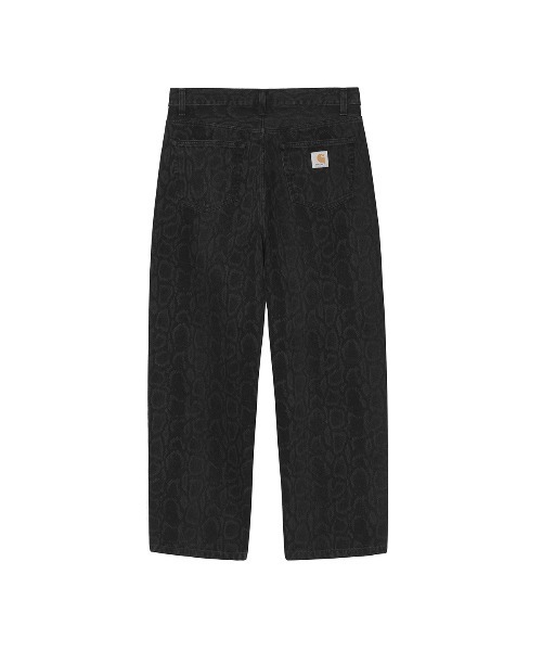 あ*様 新品 黒34 CARHARTT SNAKE LANDON PANTS パ Carhartt WIP（カーハートワークインプログレス） ワイドパンツ