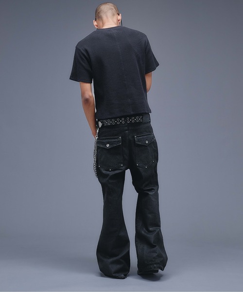 ANDER HUNK ジーンズ 13oz Wax Coated Wide Flare Denim / 13オンス
