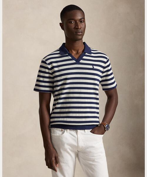 ポロ・ラルフ・ローレン ストライプポロシャツ POLO RALPH LAUREN（ポロ・ラルフローレン） ポロシャツ ストライプド
