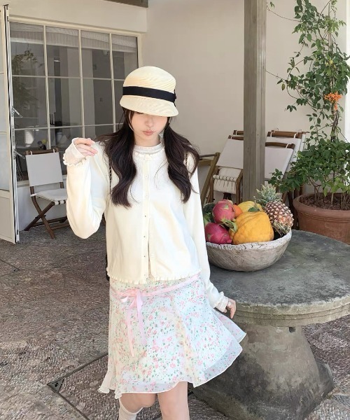 ALMO スカート 「LAMPOON」花柄シフォンミニスカート : ZOZOTOWN Yahoo