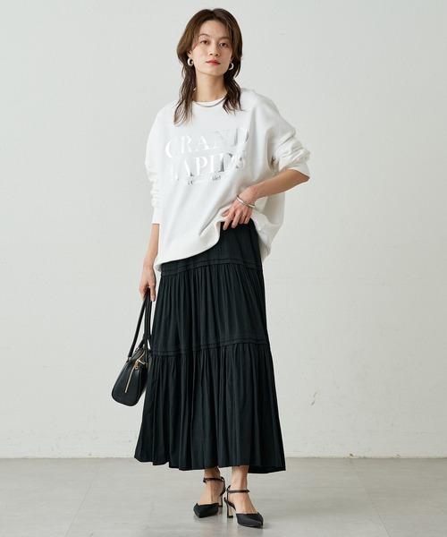 「LOUNGEDRESS」 キャミソールワンピース X-SMALL ブラック レディース_画像6