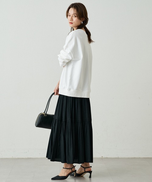 「LOUNGEDRESS」 キャミソールワンピース X-SMALL ブラック レディース_画像7