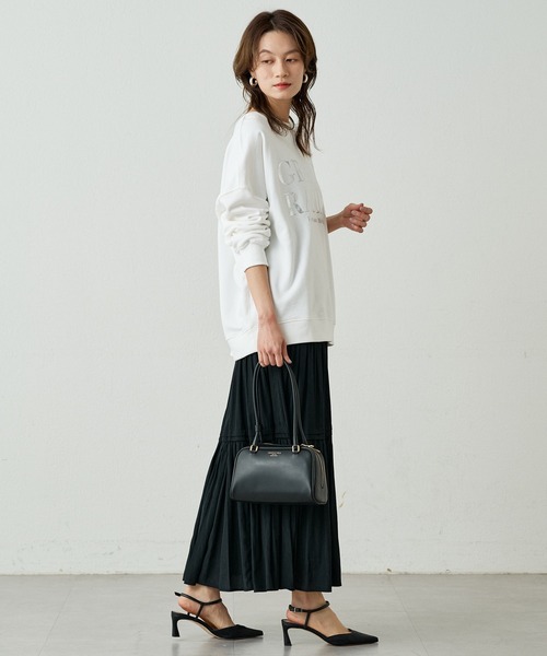 「LOUNGEDRESS」 キャミソールワンピース X-SMALL ブラック レディース_画像9