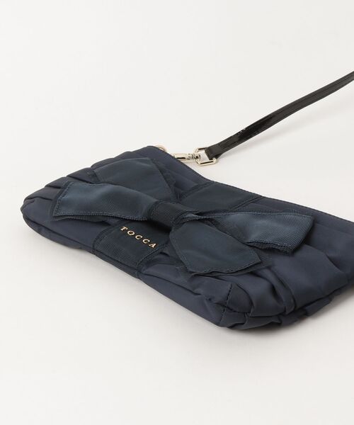 TOCCA（トッカ） リボンショルダーバッグ - ネイビー レディース