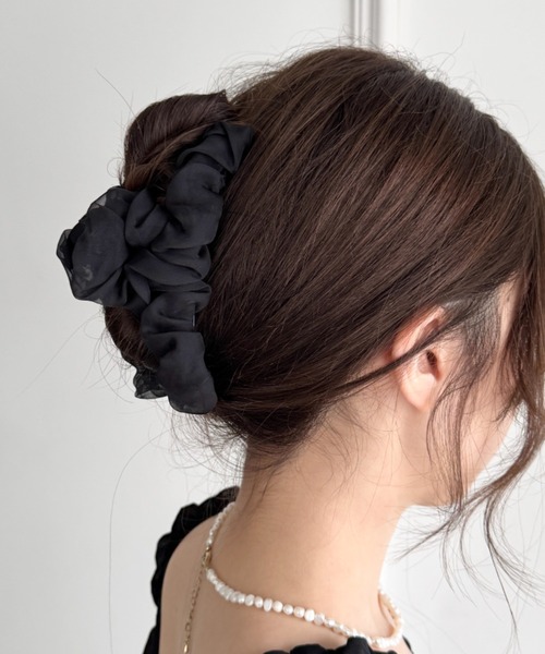ヘアクリップ シアーシュシュクリップ | sowang | 14