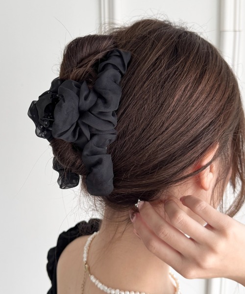 ヘアクリップ シアーシュシュクリップ | sowang | 15