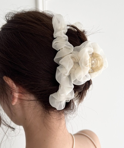 ヘアクリップ シアーシュシュクリップ | sowang | 05
