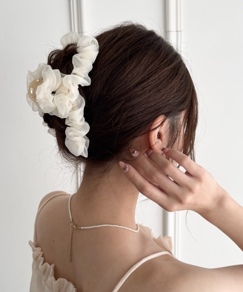 ヘアクリップ シアーシュシュクリップ | sowang | 07